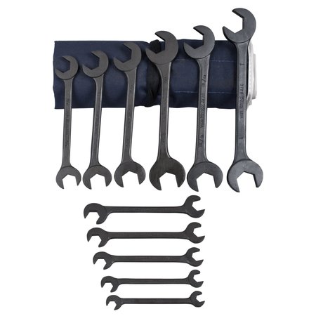 MARTIN TOOLS SPROCKET & GEAR WRENCH SET HYDRAULIC ANGLE 11PC BLK MTBOB11K